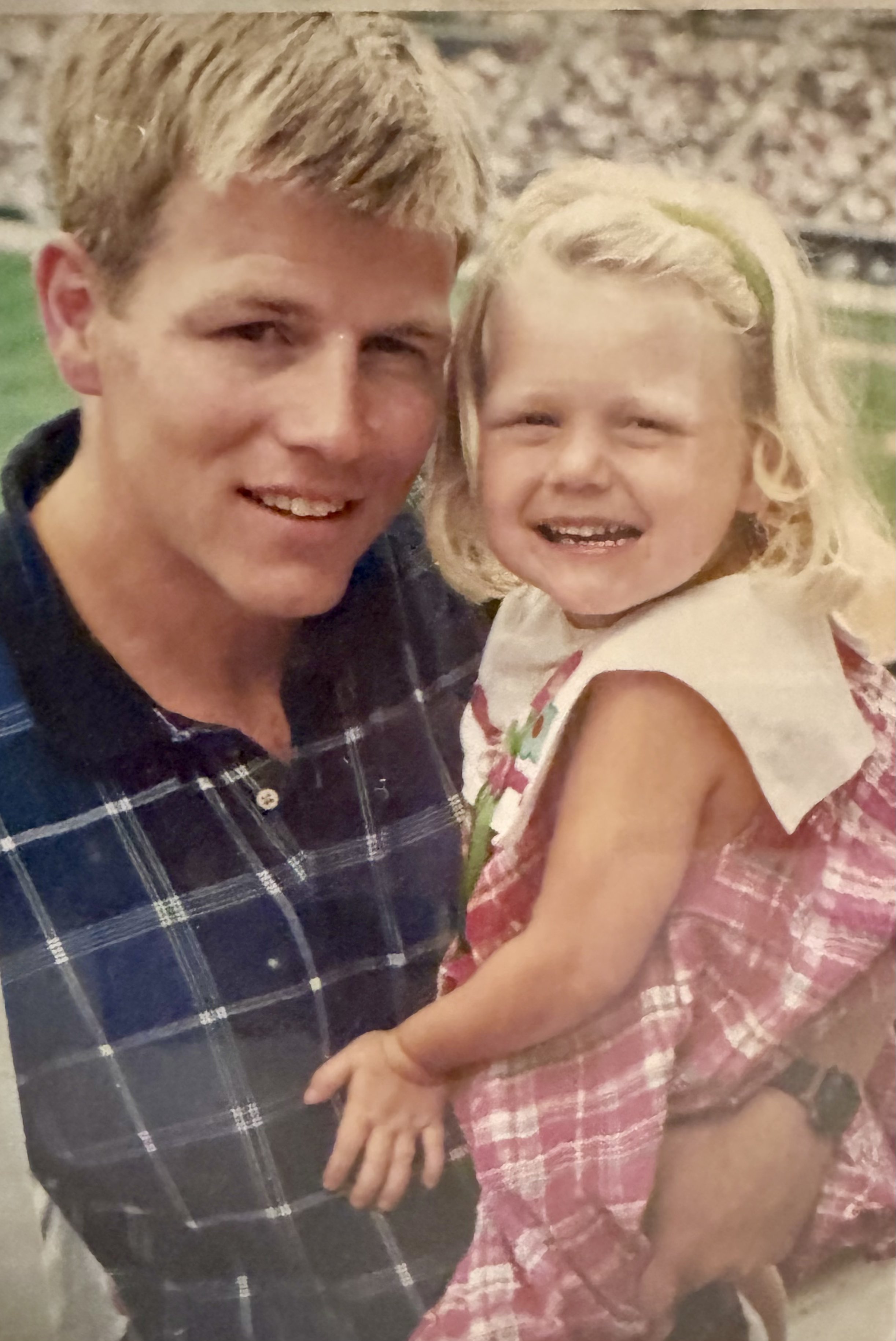 Young Ed holding baby Susannah